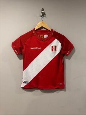 Marathon Peru 2020-2021 Home Football Soccer Jersey